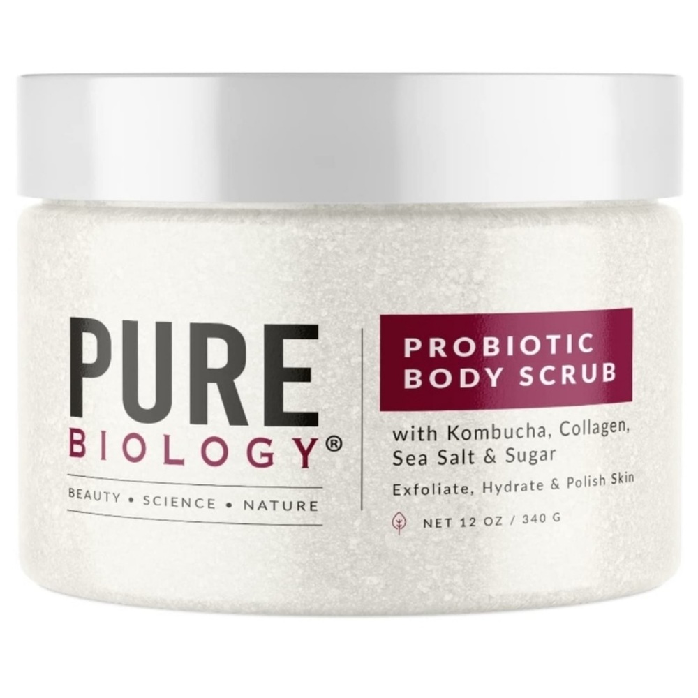 NEW Pure Biology Probiotic Body Scrub